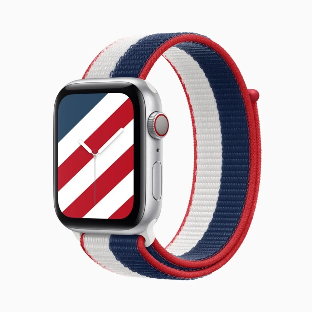 Apple USA International Collection Red, White & Blue Sport Loop Band - Picture 3 of 6